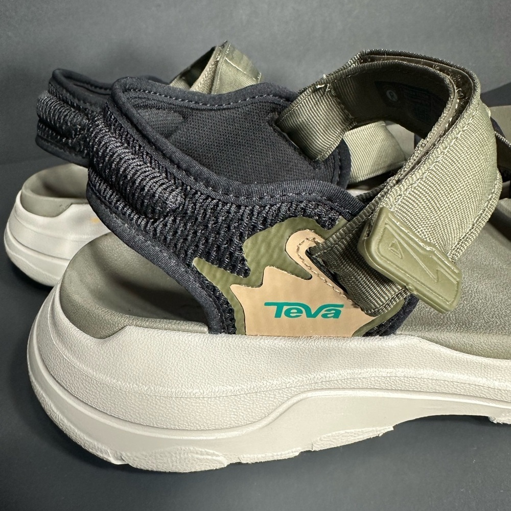 Teva Olive Green Strappy Sandals size 12 brand new w/out box and tags - Picture 6 of 11